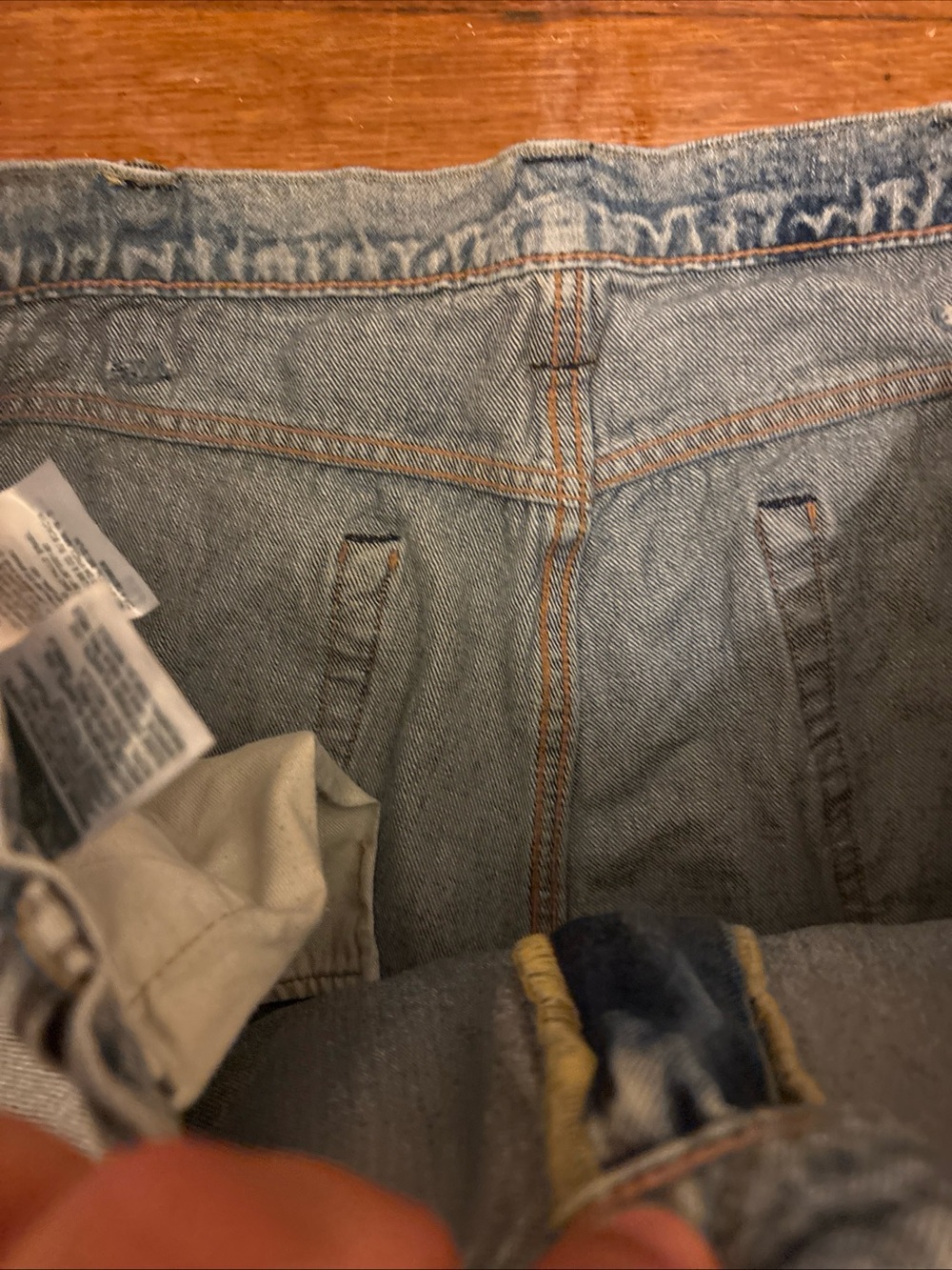 Men's Levi’s 541 Washed Blue Paint-Splatter Jeans size 40/32 - Picture 5 of 10